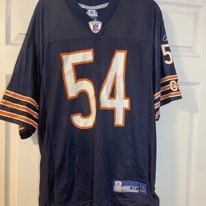 NFL Chicago Bears #54 Brian Urlacher Reebok Jersey Men Medium